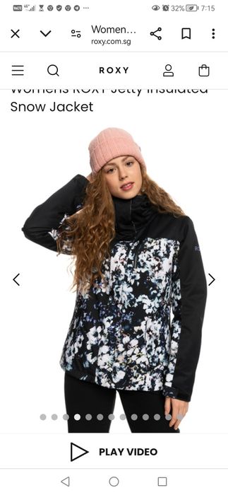 Jachetă de snowboard pentru femei ROXY Jetty Block 2021 true black bla