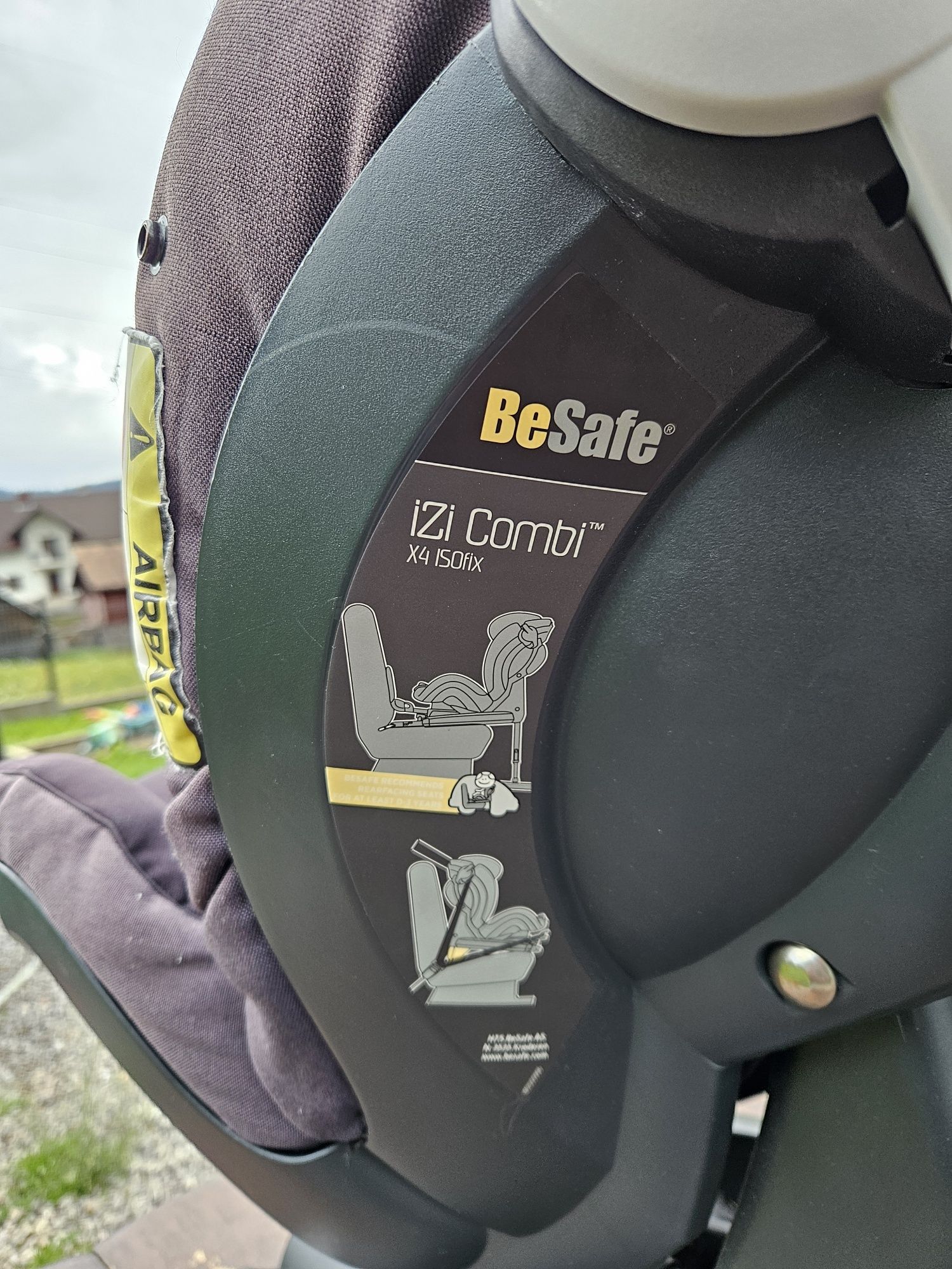Scaun auto copii Besafe iZi Combi X4 ISOfix 0-18kg