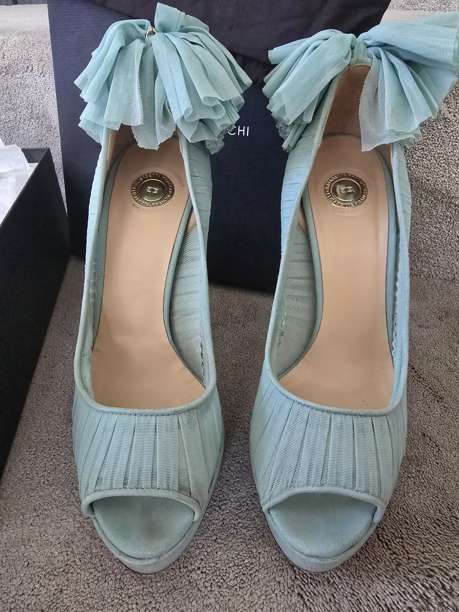 Elisabetta Franchi обувки на висок ток