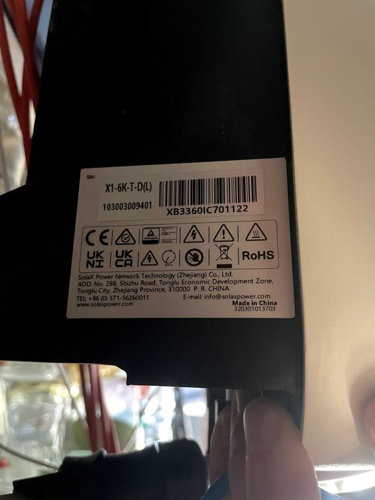 Invertor ON-GRID 6KW SOLAX X1-6.0K-T-D(L), monofazic 230V