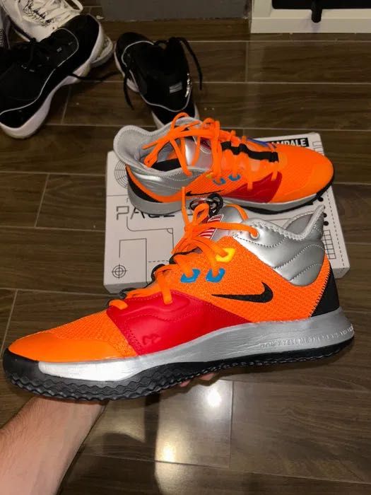 Nike PG 3 Nasa Orange Baschet