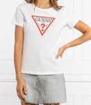 тениска guess  червено с бяло