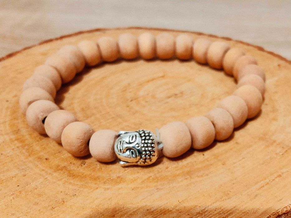 Set: Palo Santo bețișoare parfumate și brățară Buddha cu lemn santal