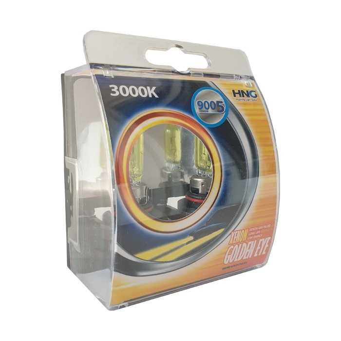 Халогенни крушки HNG Н7/H3/H8/H4/H1/HB3/HB4 55W тип Golden eye жълти