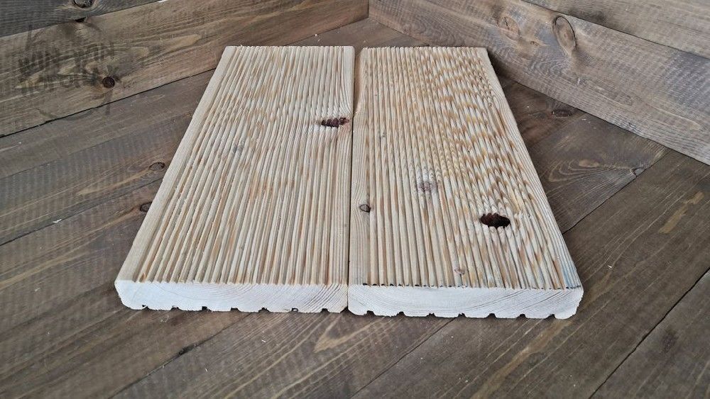 Терраса Лиственница Палуба террасная доска вельвет