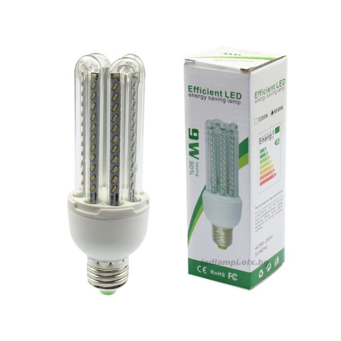 ЛЕД Крушки, Е27, 5W до 24W, НОВ ВИД LED диодна крушка лампа 220V