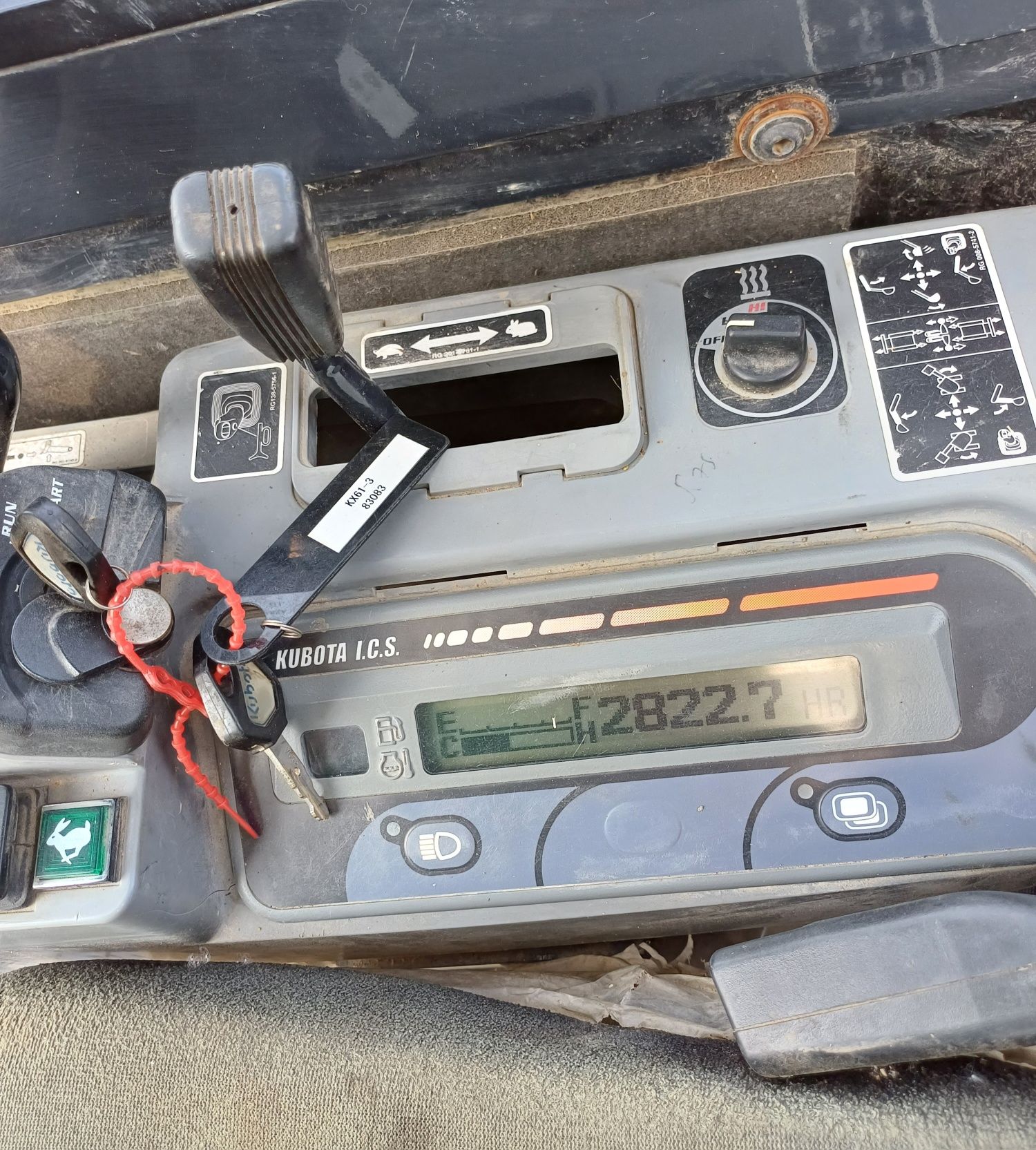 Mini excavator kubota