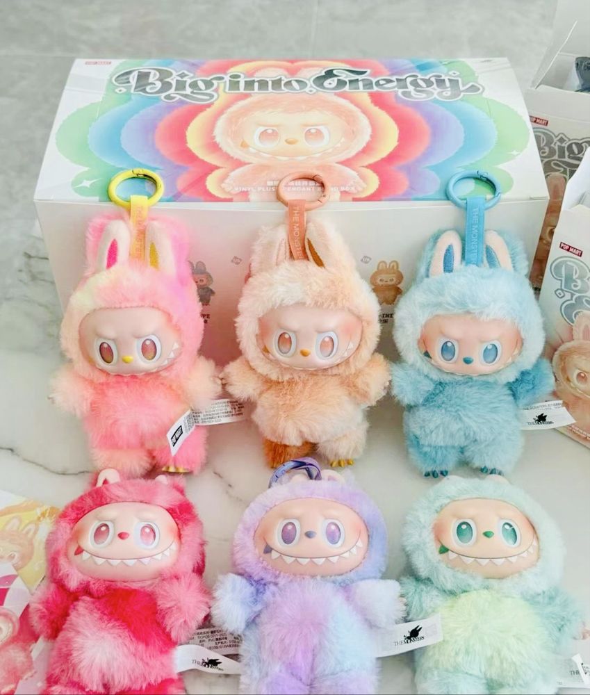 Set 6 figurine / jucarii Labubu Big Into Energy