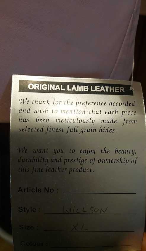 Sacou piele naturala