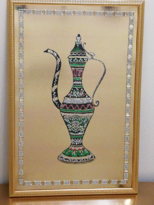 Авторская картина "Восточный кувшин" из страз