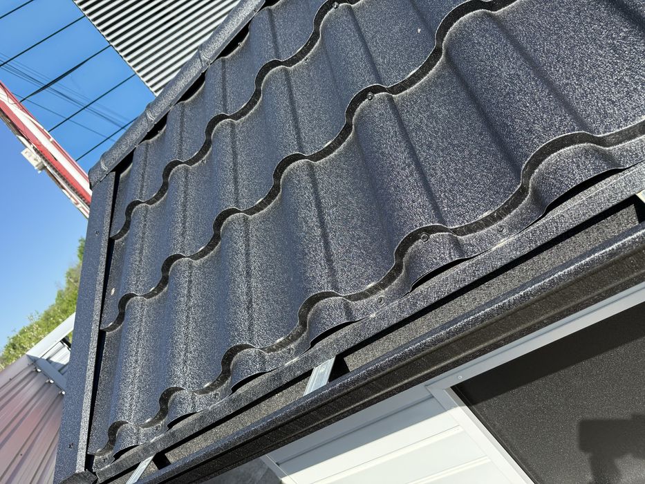 Țiglă Metalică Acoperiș RAL 7016 gri antracit mat 0,5 modele diferite