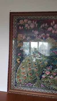 Ramă tablou foarte mare, din lemn,  cu geam inclus