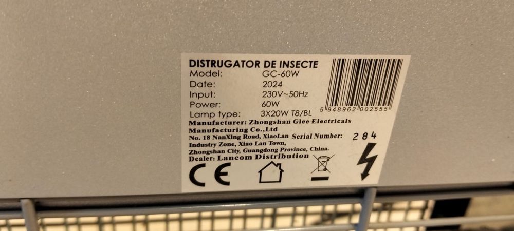 Lampa Insecte - Distrugator de insecte