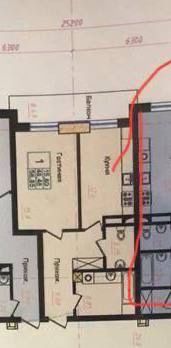 Продается ул. Паркентская 58 кв.м., в новостройке