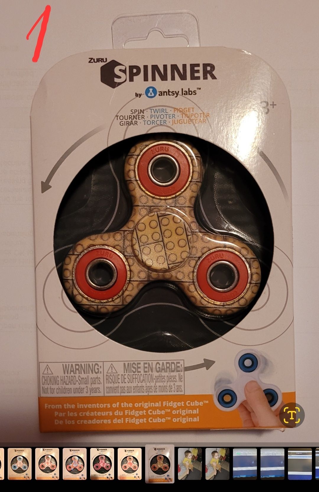 Spinner Fidget - Jucarie de buzunar, pentru ameliorarea stresului