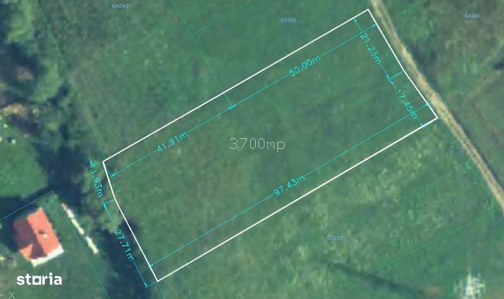 Teren intravilan, 3700 mp, Popesti Cluj