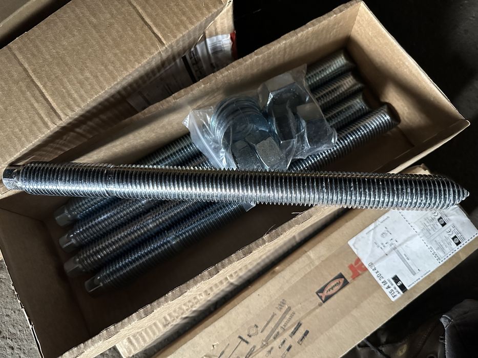 Tija filetata m30x380