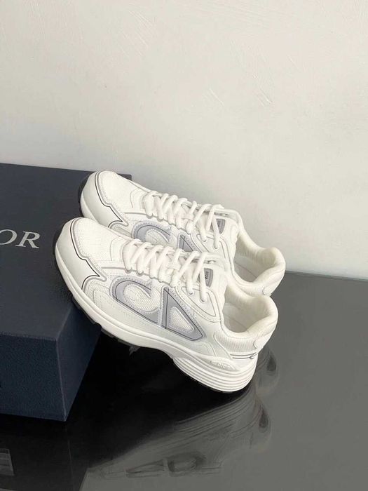 Adidasi DIOR B30 White Low Model 2025