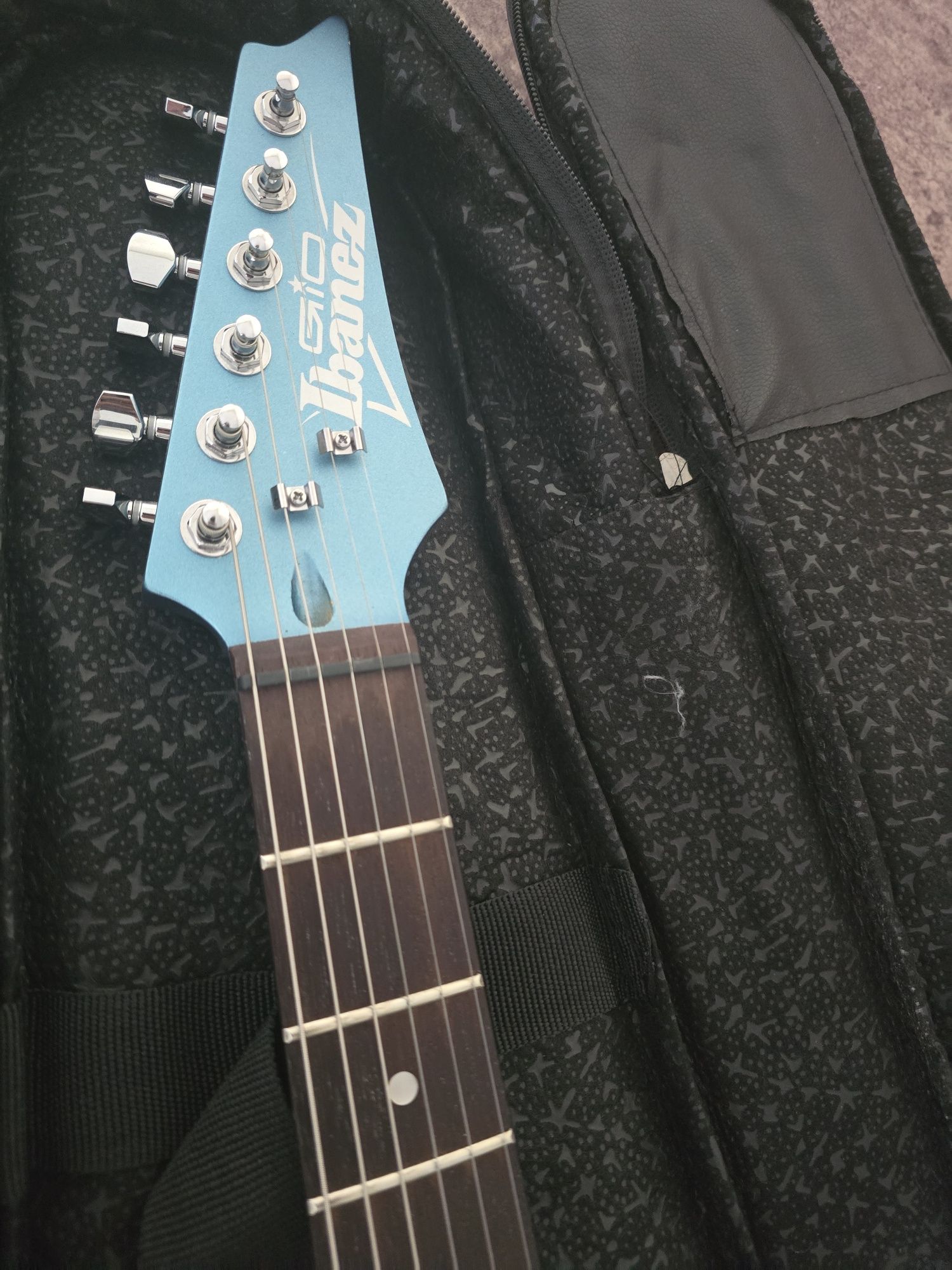 Электрогитара Ibanez Gio GRX120SP Metallic Light Blue Matte