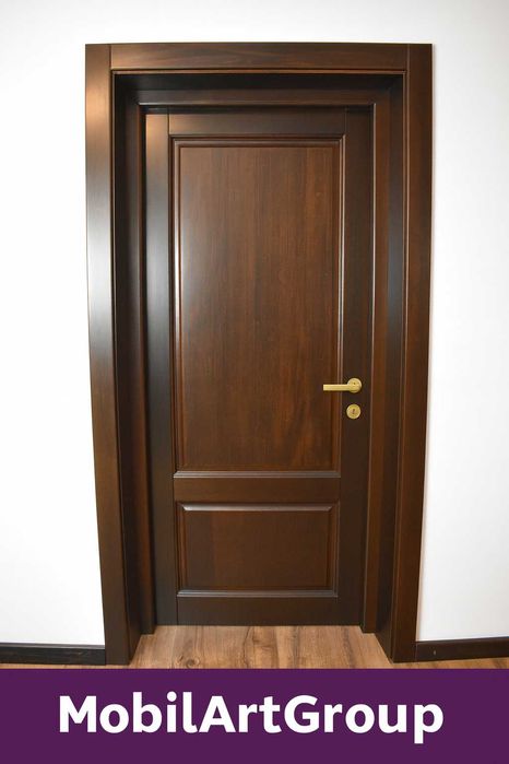 Uși de interior din lemn masiv de tei – producător local Târgu Neamț