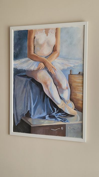 Tablou pictat în tempera