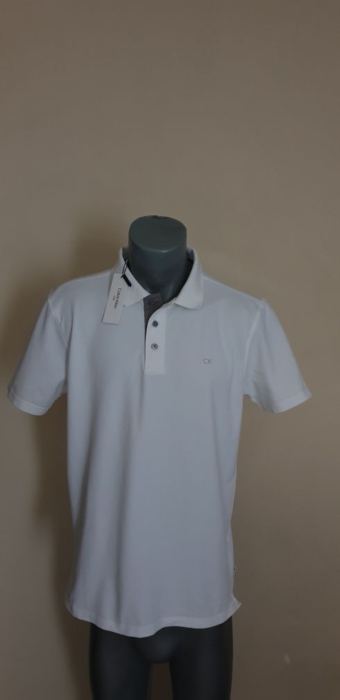 Calvin Klein  Stretch Pique Cotton  M НОВО! ОРИГИНАЛ! Мъжка Тениска!