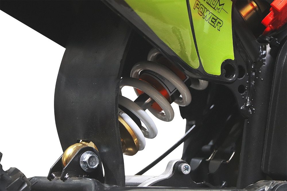 Motocicleta electrica Eco Tiger 1300W 14/12 48V 14Ah Lithiu #Albastru