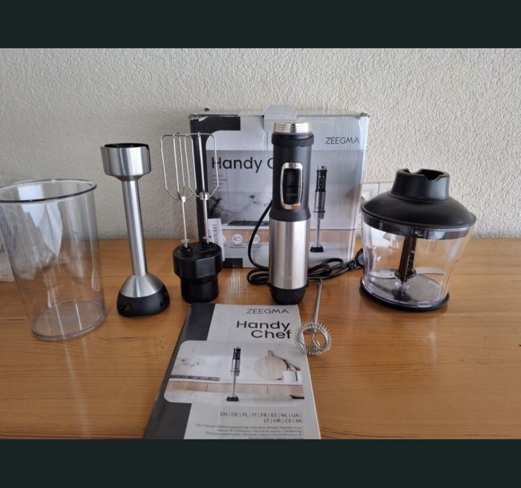 Zeegma Handy Chef 4в1 многофункционале вертикален ръчен пасатор/1000W