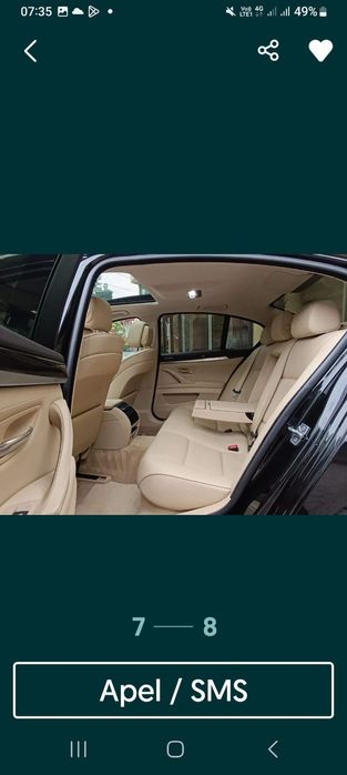 BMW seria  5 ,f10 euro  5 înmatriculat , Automat