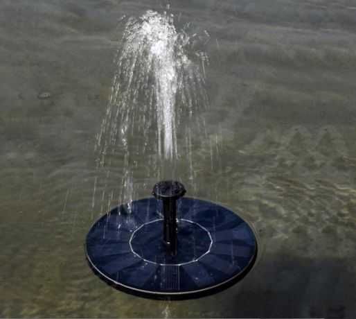 Соларен фонтан ЛОТОС  разпръсквач шадраван за градинско езеро