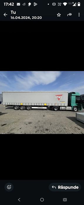 Krone SD Profi Liner standard Krone SD prelata standard impecabila 2018 178000km