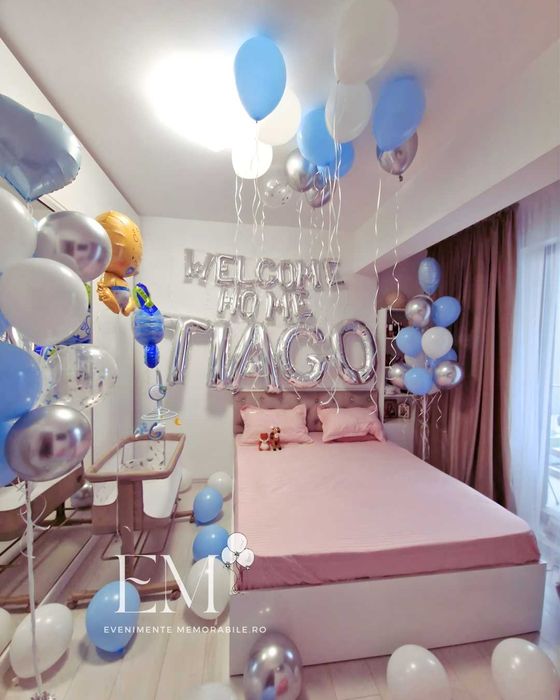 Decor Baloane Camera Nou Nascut Bebelus /Baby Shower / Gender Reveal