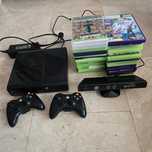 Xbox 360 + kinect+ 31 jocuri + 2 controllere