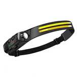 Lanterna cap cu benzi 2 culori LED senzor miscare waterproof