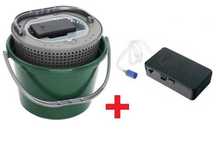 Galeata pentru pestisori vii 7 L + Pompa de aer - Plastilys