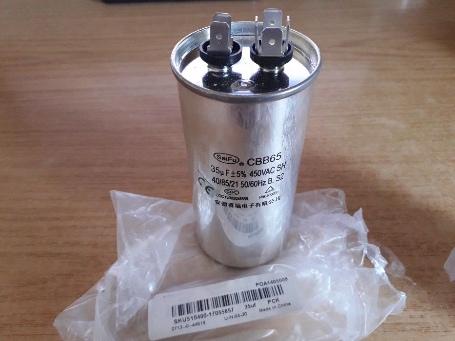 Condensator pornire compresor aer conditionat 35 μF/450Vca