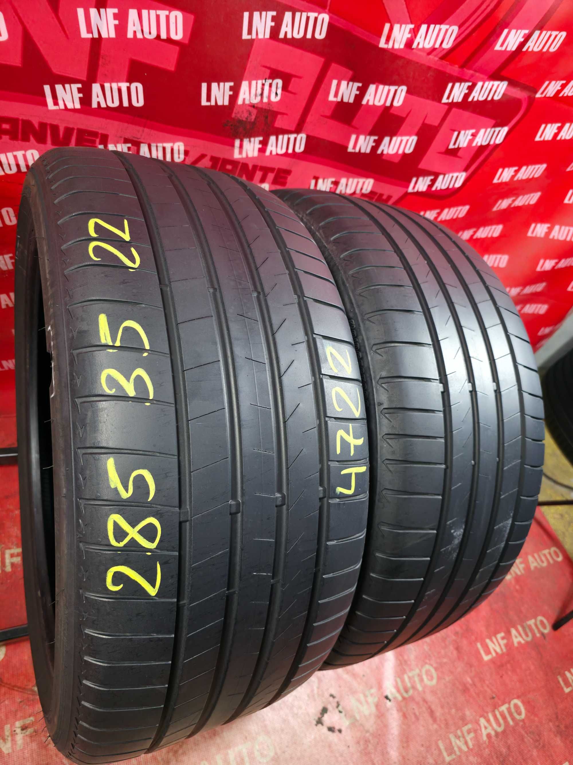 Anvelope de VARA - 285/35/22 - BRIDGESTONE - 6.45 MM - DOT 4722 !