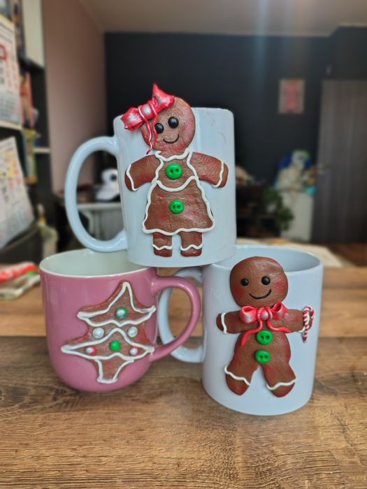 Коледна Чаша полимерна глина