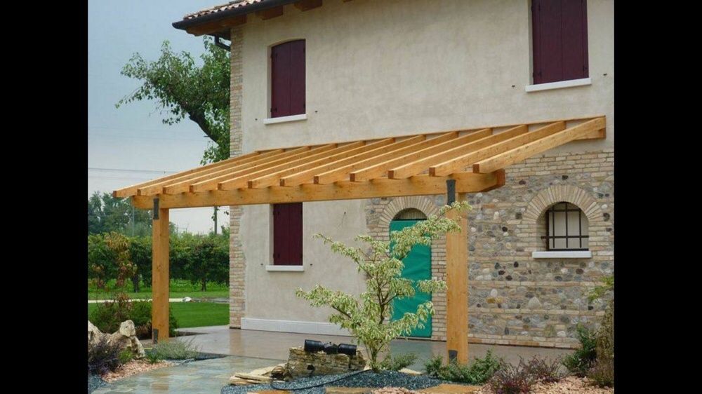 Pergole,podele,scari din lemn.