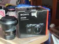 Vând Sony 6400 + 2 obiective cel kit și 16 MM - Sigma
