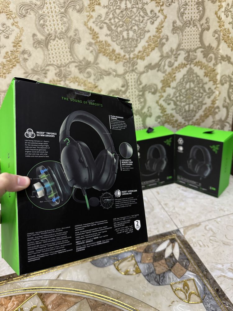 новые наушники Razer Blackshark v2 X