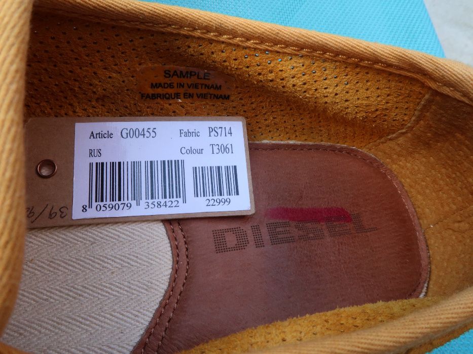 Espadrile Diesel piele intoarsa (asemanatoare Kalvin Klein)