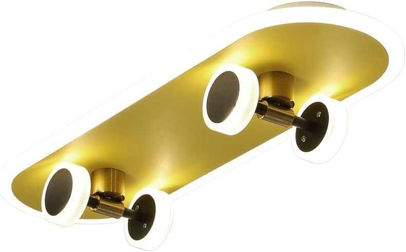 ЛЕД LED лампа полилей, детска лампа скейтборд, таванна лампа, модерна