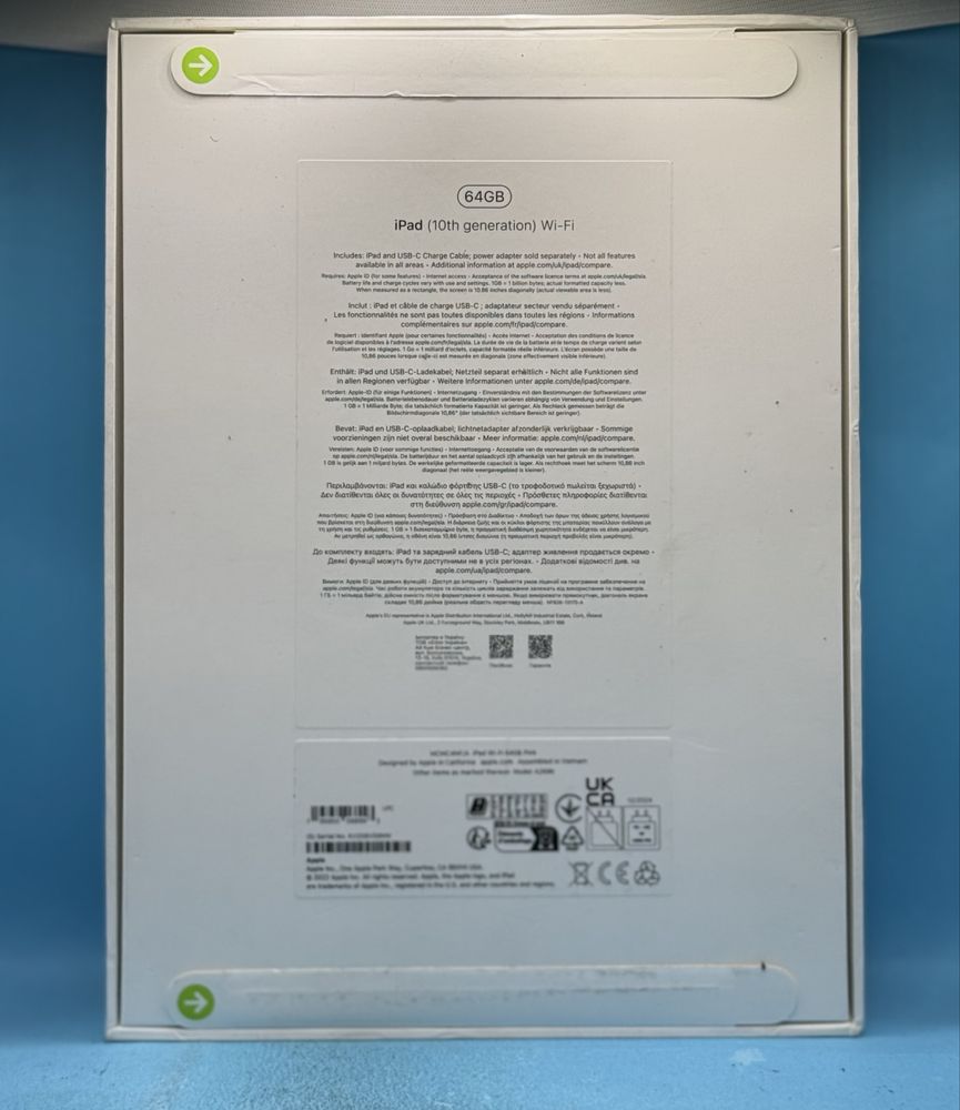 НОВ!!! Apple iPad 10, 10.9", 64GB, Wifi, Pink