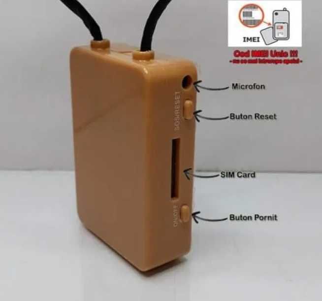 Cutiuta GSM + Casca Japoneza de Copiat Fara Telefon - Casti de Copiat