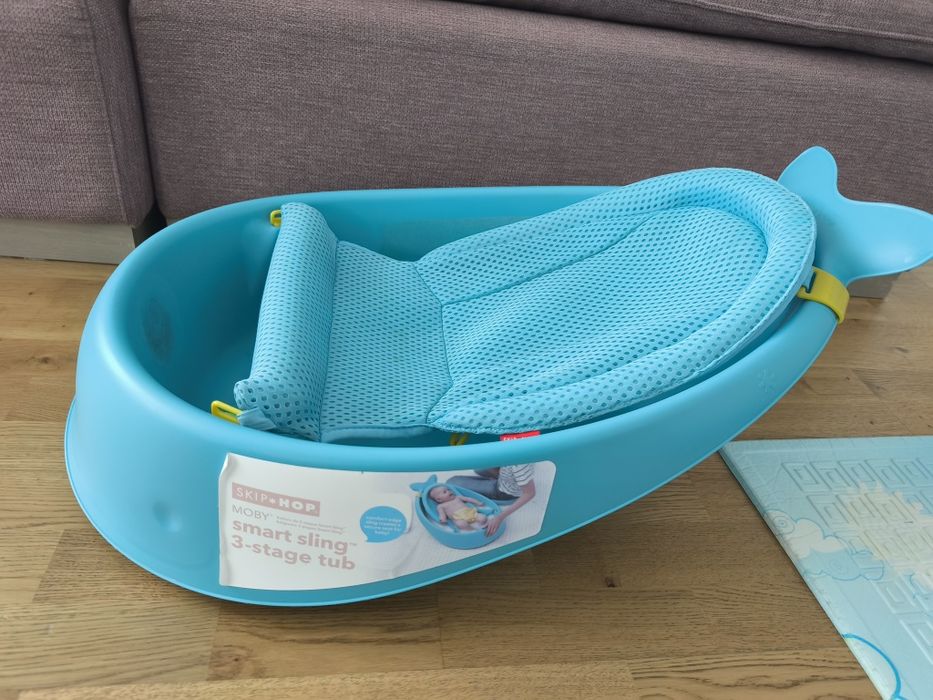Cada/cadita bebe, Skip Hop, cu suport 3 pozitii