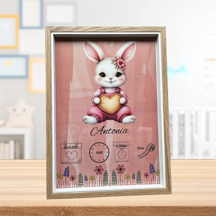 Tablouri personalizate cu datele nasterii micutului/micutei voastre