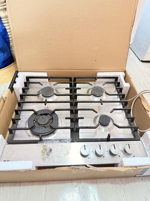 Продам газовую поверхность почти  новый с доставкой отлично работает