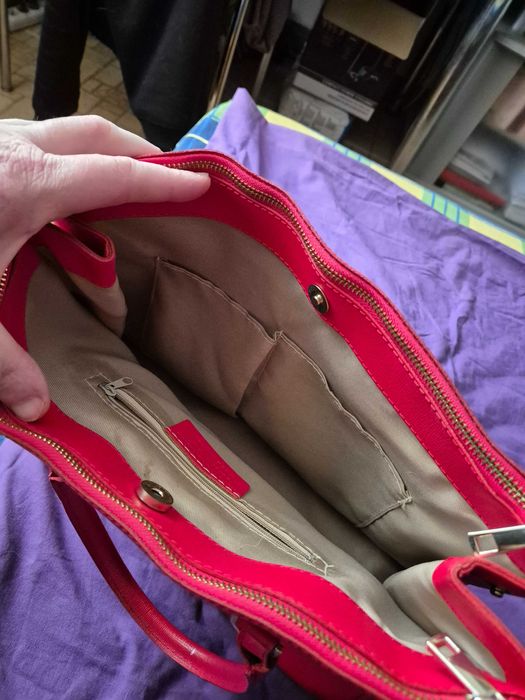 Geanta dama, piele naturala, Italia