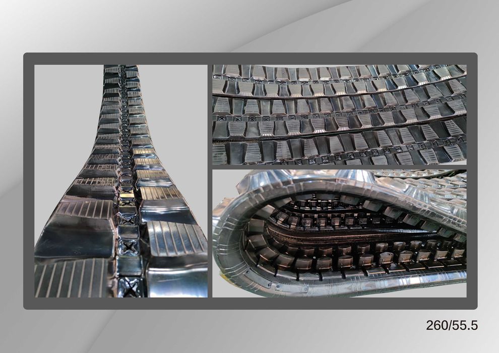 Șenilă  cauciuc  260 x 55,5 x 78